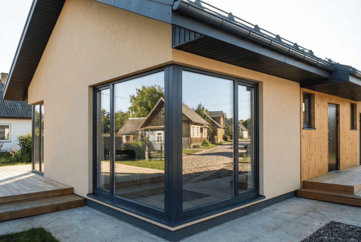Окна для дома из пеноблока